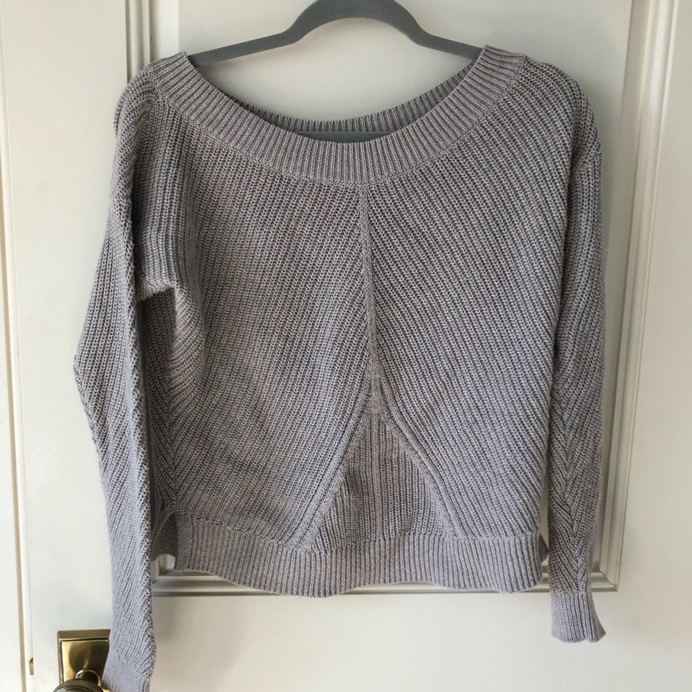 Aerie wide shoulder sweater
